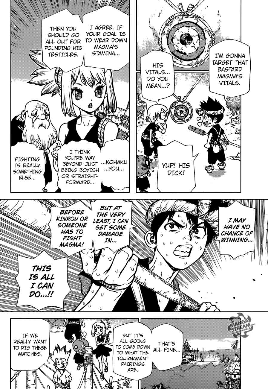 Dr. Stone Manga Chapter 34 page 7 - Sneaky Grand Bout Strategy