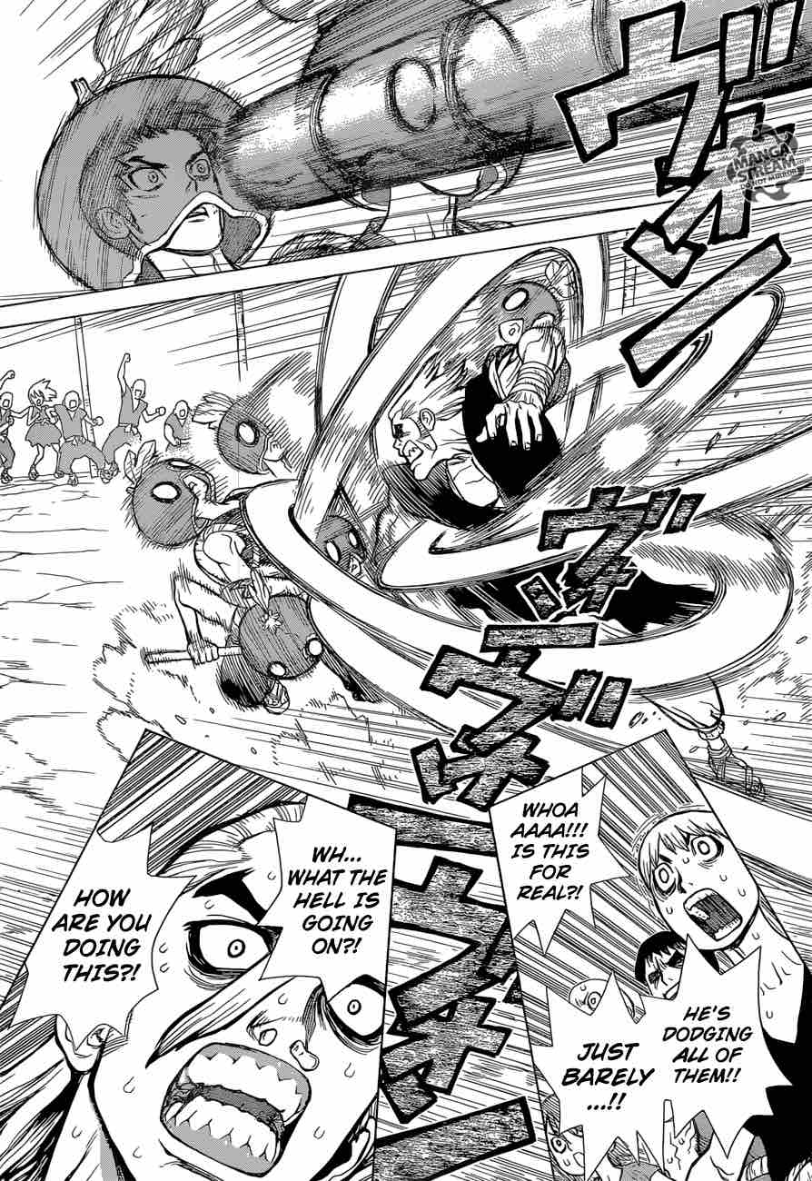 Dr. Stone Manga Chapter 35 page 15 - The Masked Warrior
