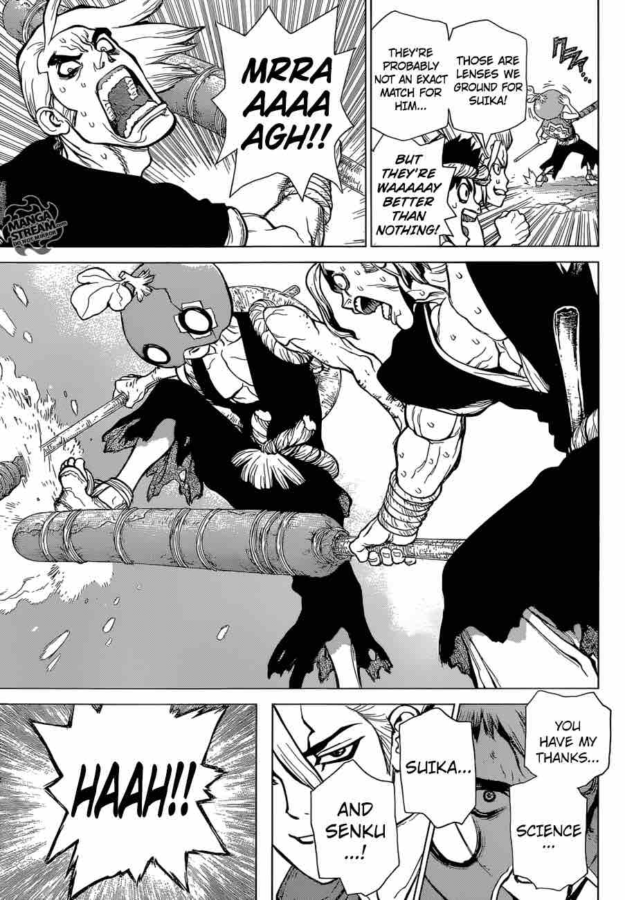 Dr. Stone Manga Chapter 35 page 16 - The Masked Warrior