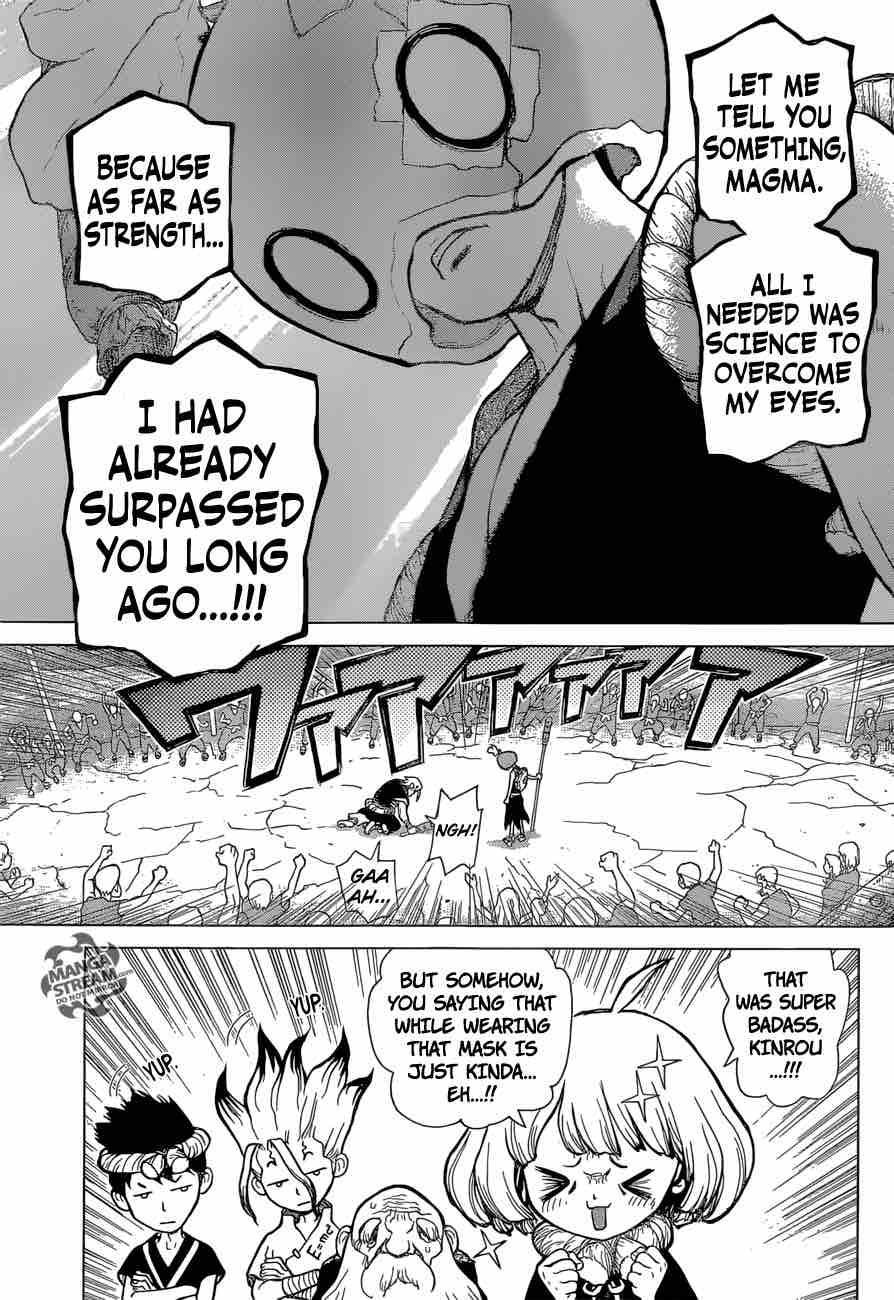 Dr. Stone Manga Chapter 35 page 18 - The Masked Warrior
