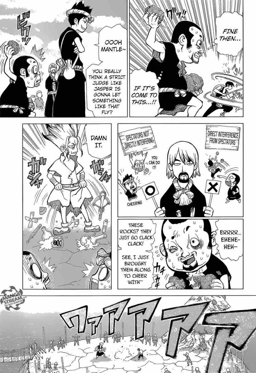 Dr. Stone Manga Chapter 35 page 4 - The Masked Warrior