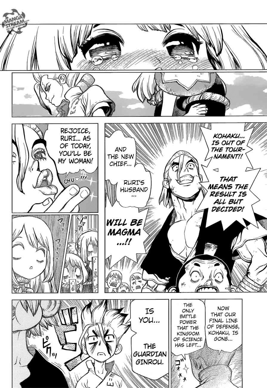 Dr. Stone Manga Chapter 36 page 14 - Kinro and Ginro
