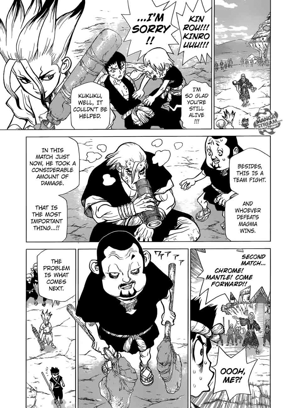 Dr. Stone Manga Chapter 36 page 7 - Kinro and Ginro