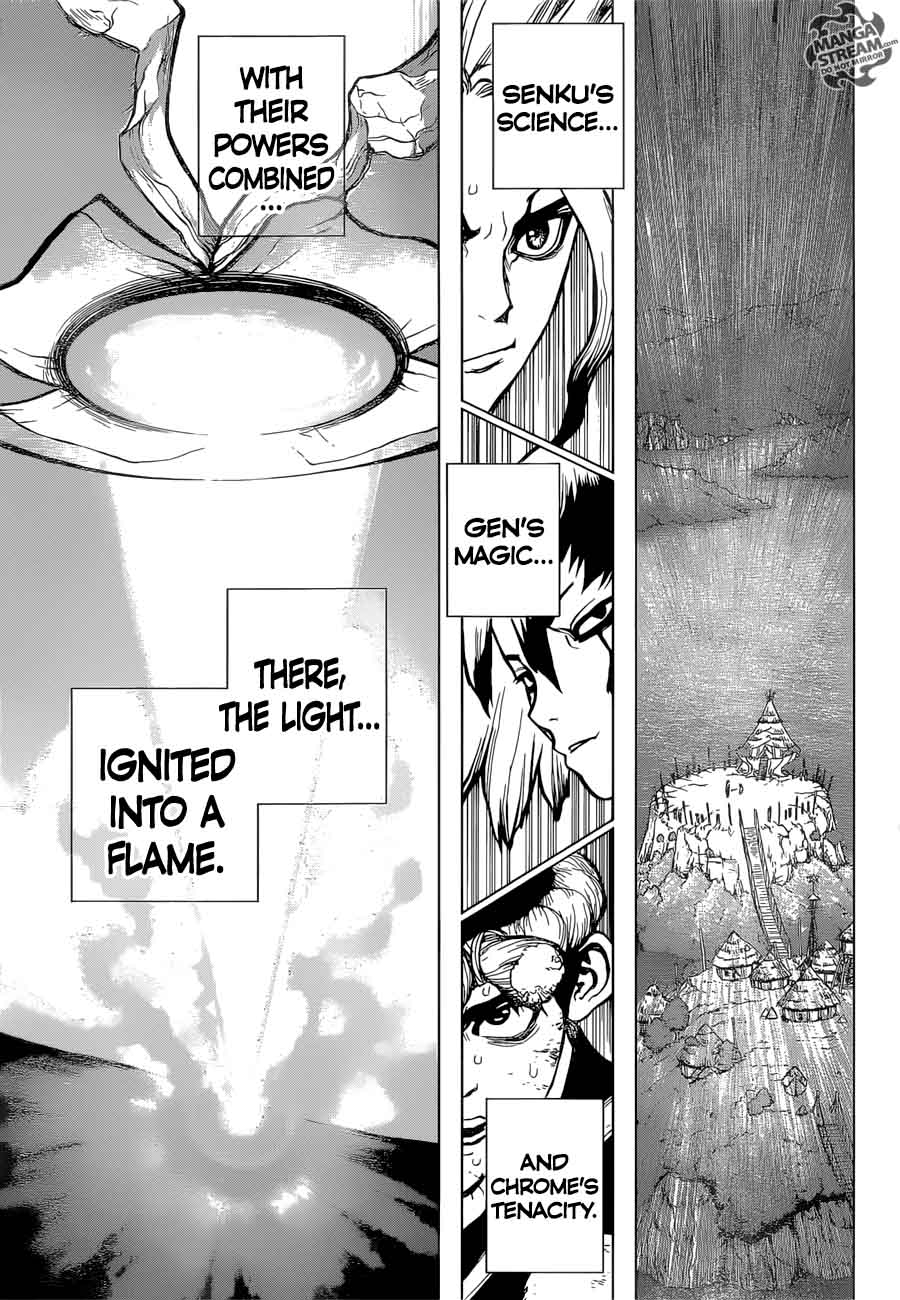Dr. Stone Manga Chapter 38 page 15 - Master of Flame