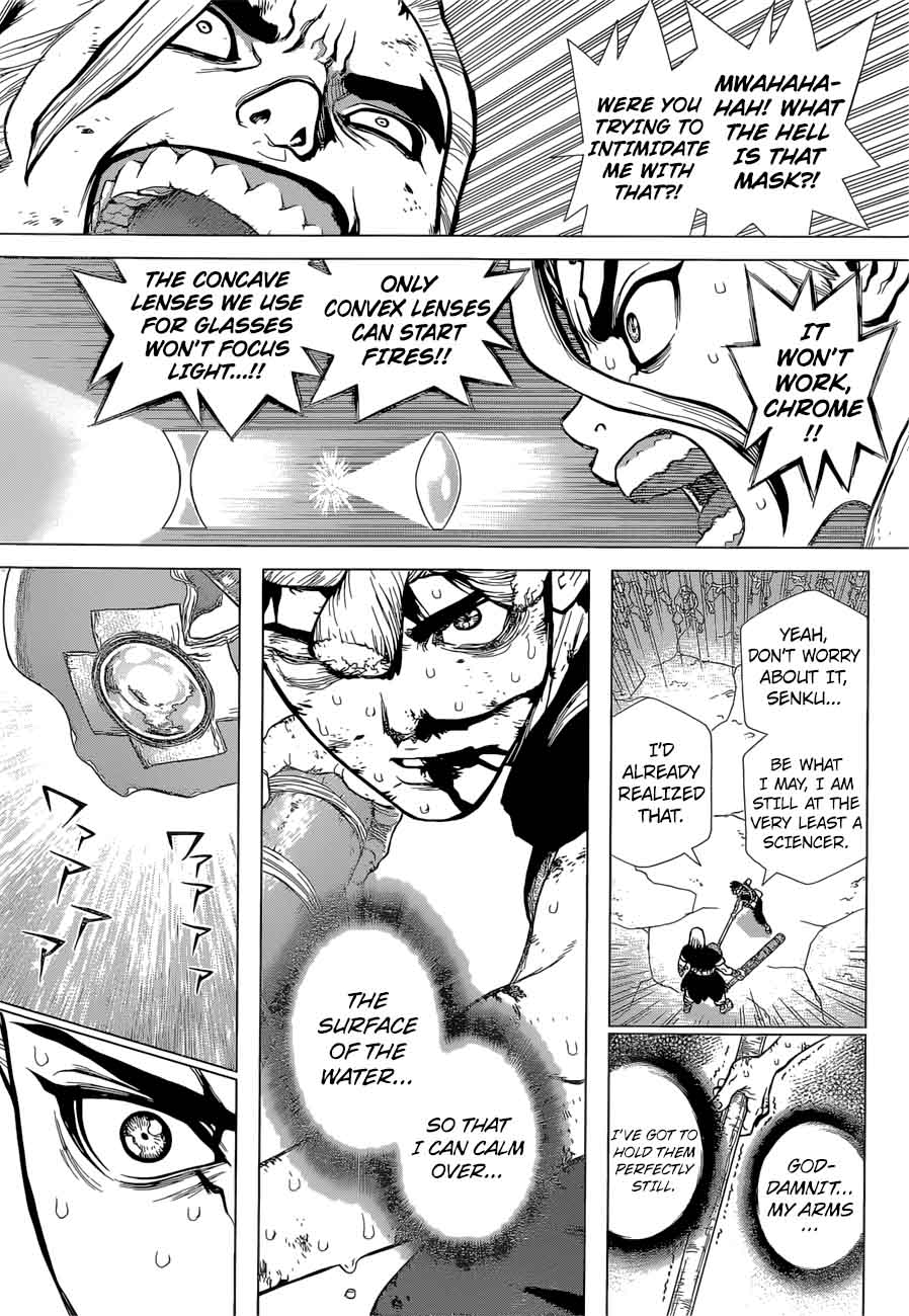 Dr. Stone Manga Chapter 38 page 3 - Master of Flame