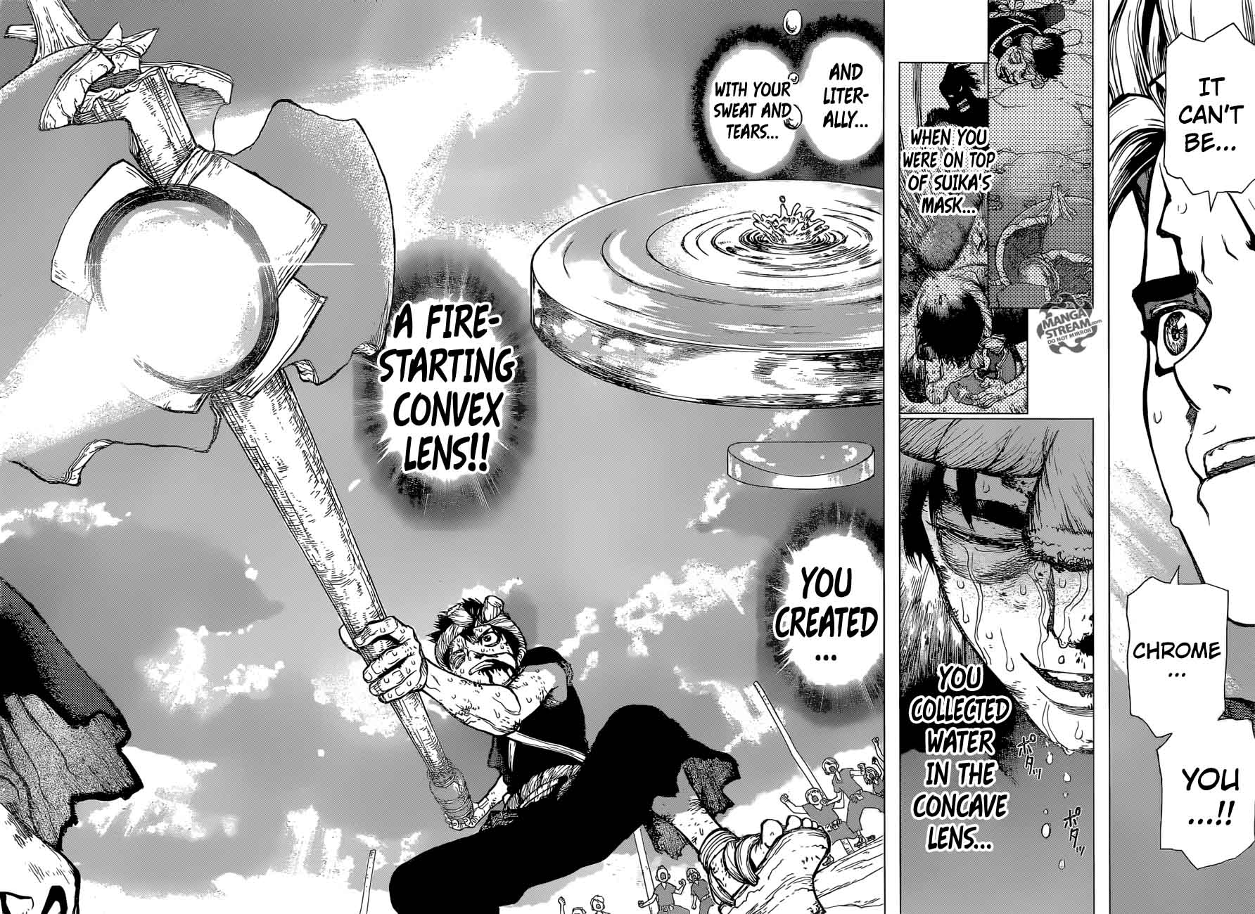 Dr. Stone Manga Chapter 38 page 4 - Master of Flame