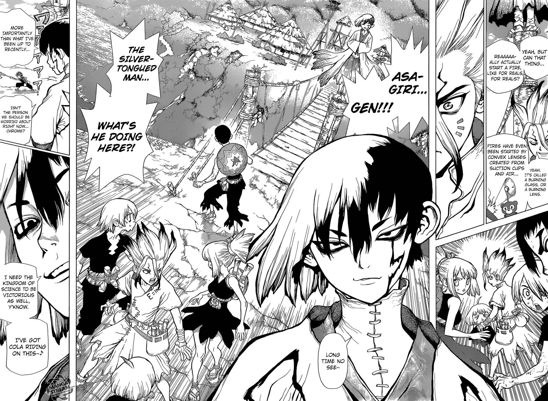 Dr. Stone Manga Chapter 38 page 5 - Master of Flame