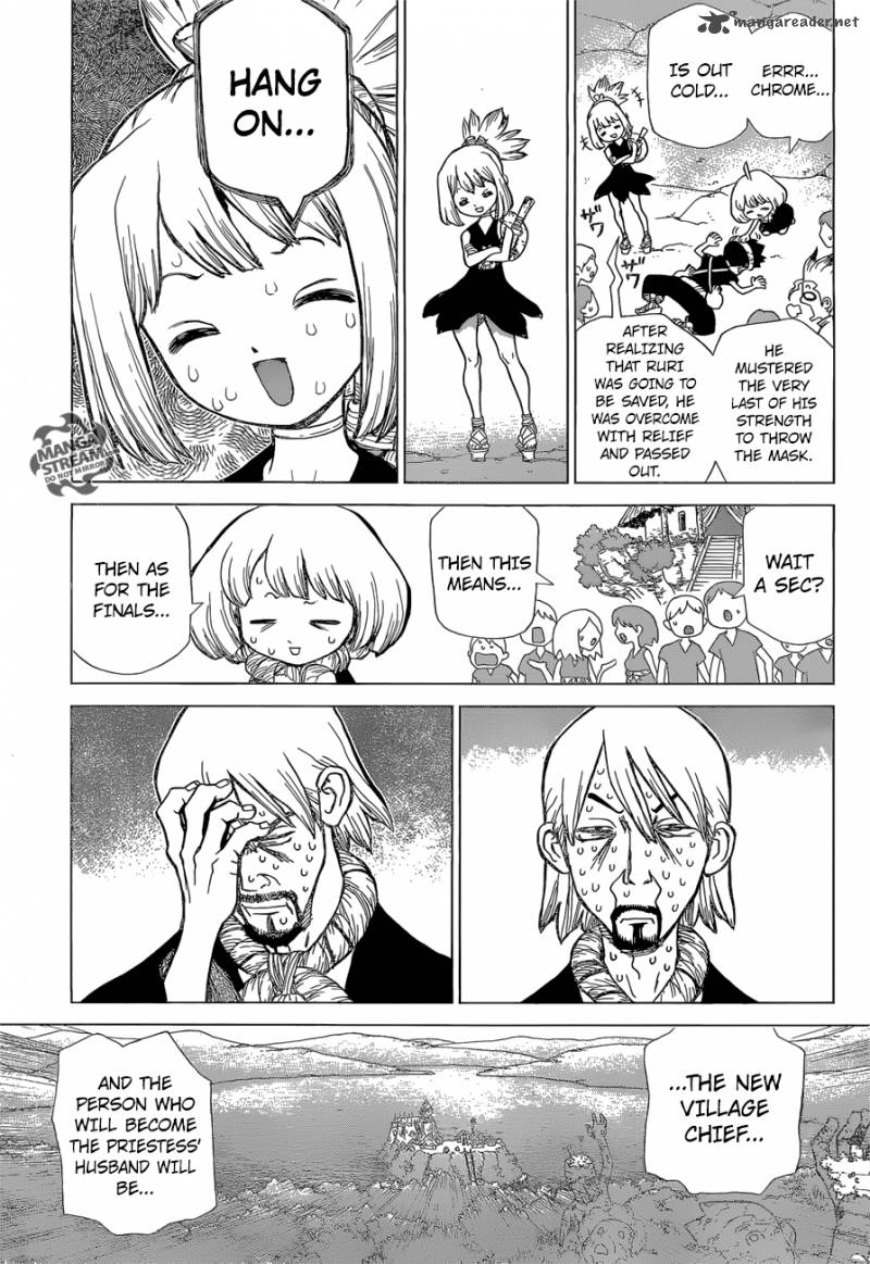 Dr. Stone Manga Chapter 39 page 17 - And the Winner is...