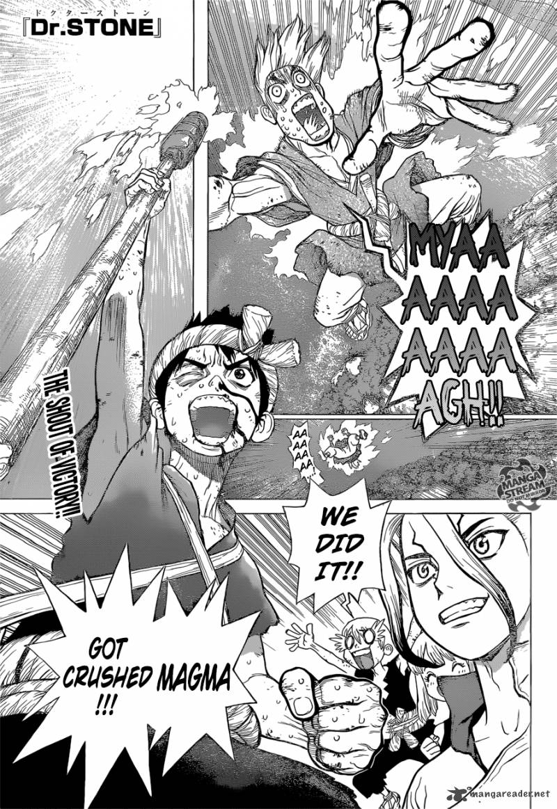 Dr. Stone Manga Chapter 39 page 2 - And the Winner is...
