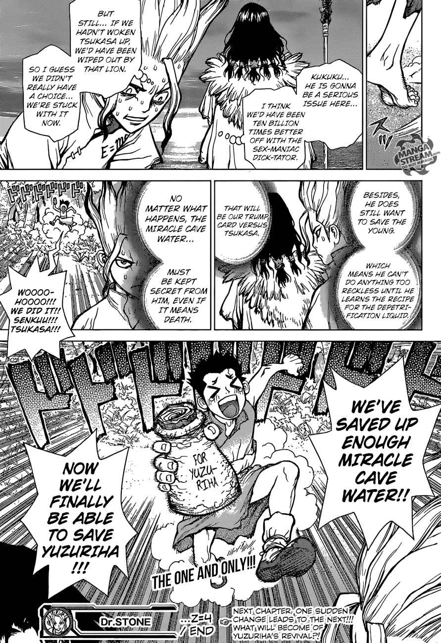 Dr. Stone Manga Chapter 4 page 17 - Pure White Seashells