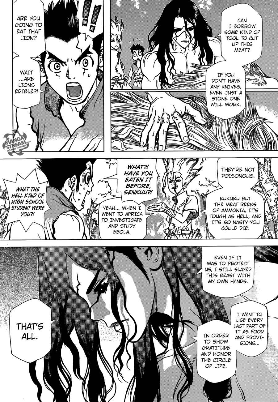 Dr. Stone Manga Chapter 4 page 2 - Pure White Seashells