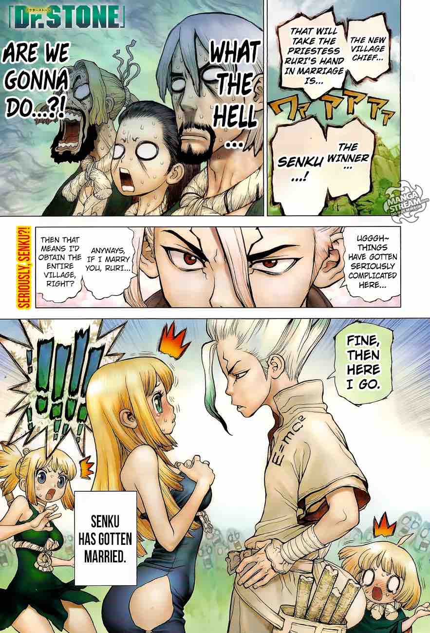Dr. Stone Manga Chapter 40 page 1 - Two Million Years in the Making