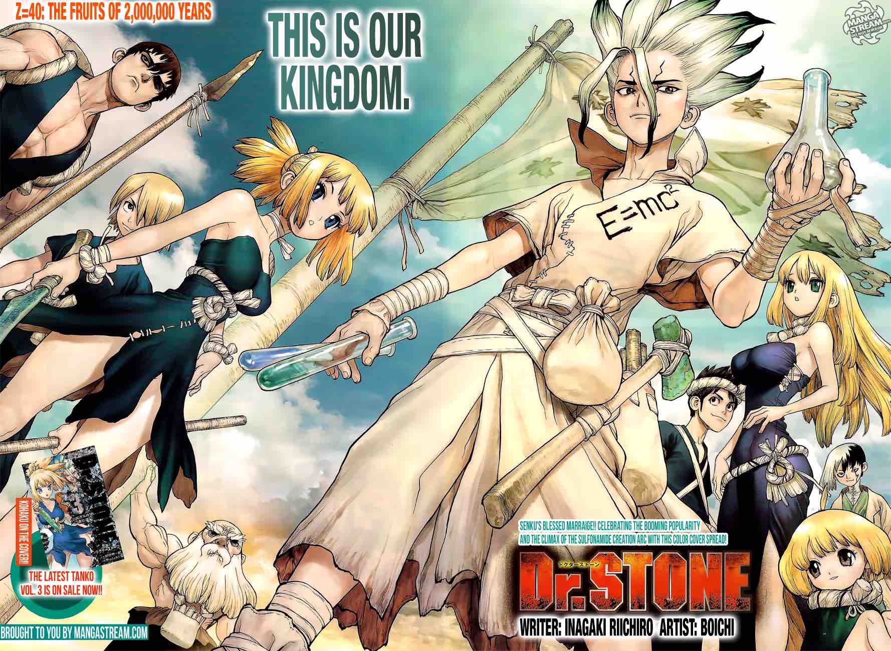 Dr. Stone Manga Chapter 40 page 2 - Two Million Years in the Making