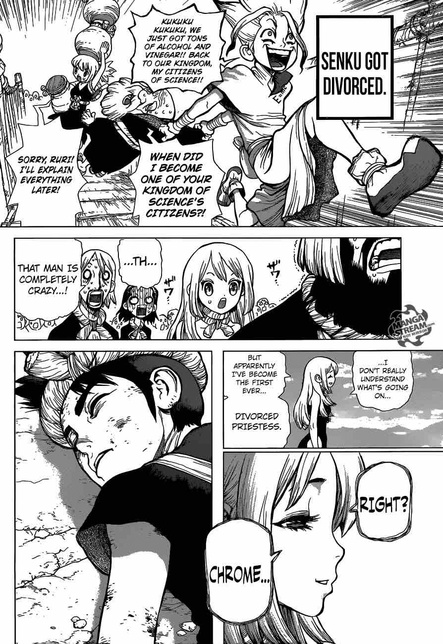 Dr. Stone Manga Chapter 40 page 6 - Two Million Years in the Making