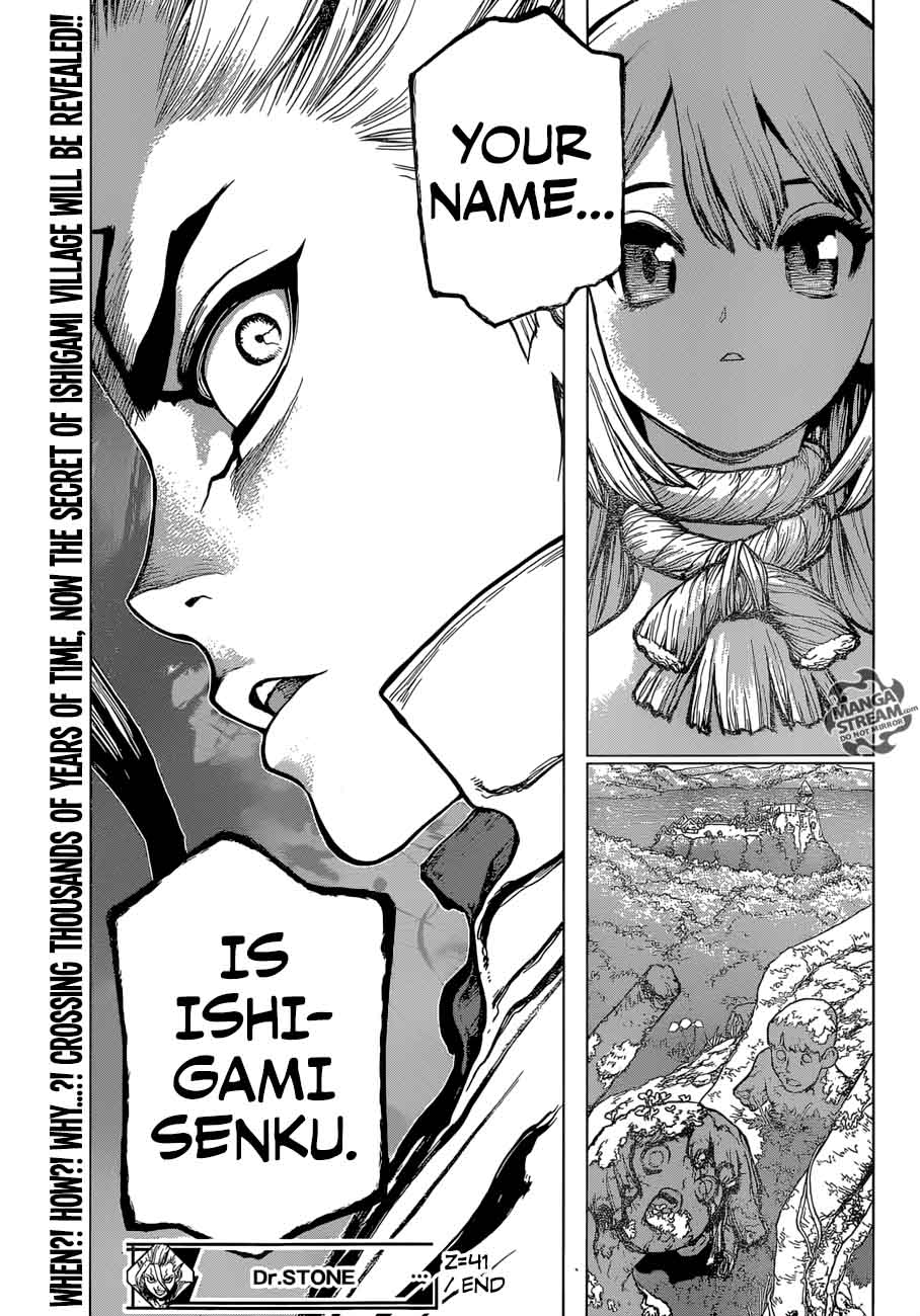 Dr. Stone Manga Chapter 41 page 18 - Doctor Stone
