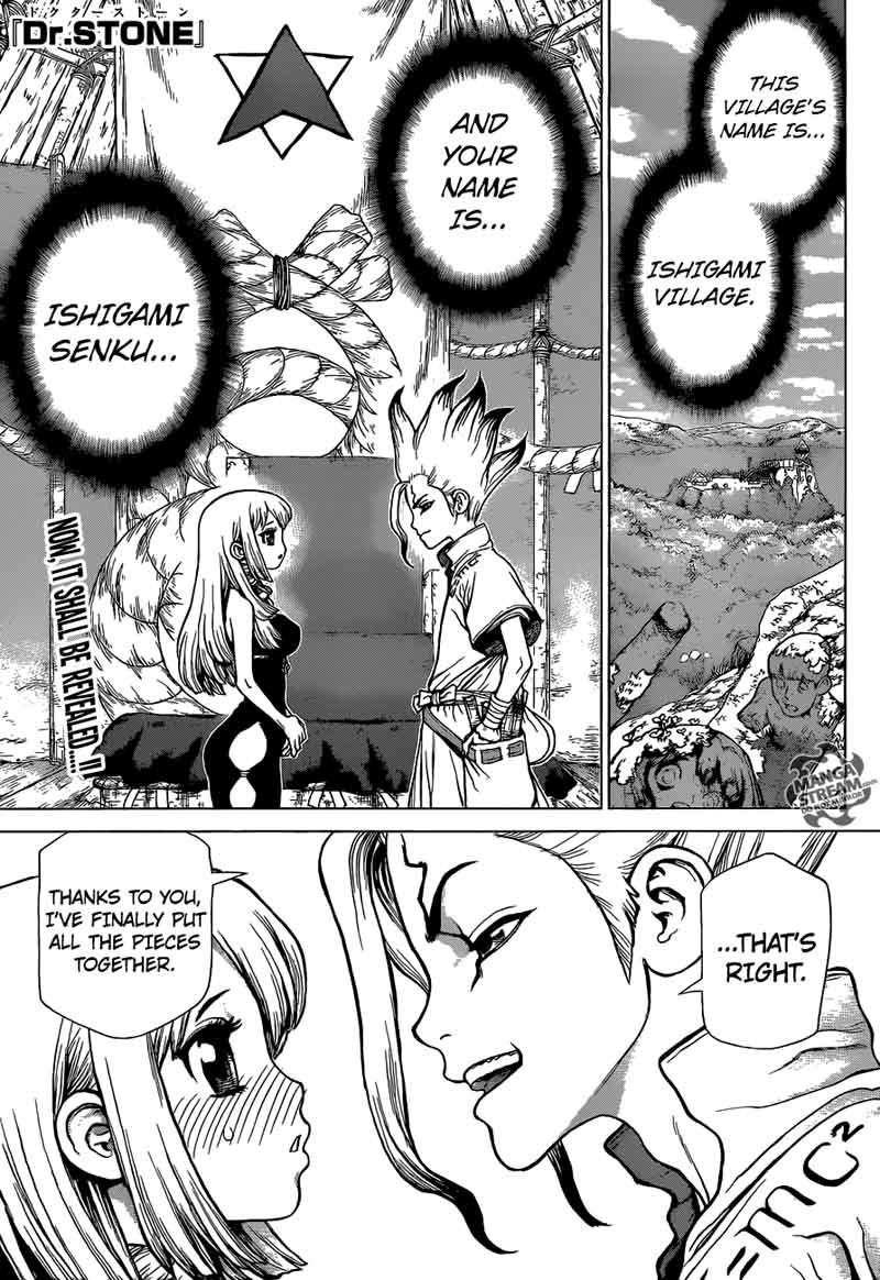 Dr. Stone Manga Chapter 42 page 1 - Tale for the Ages