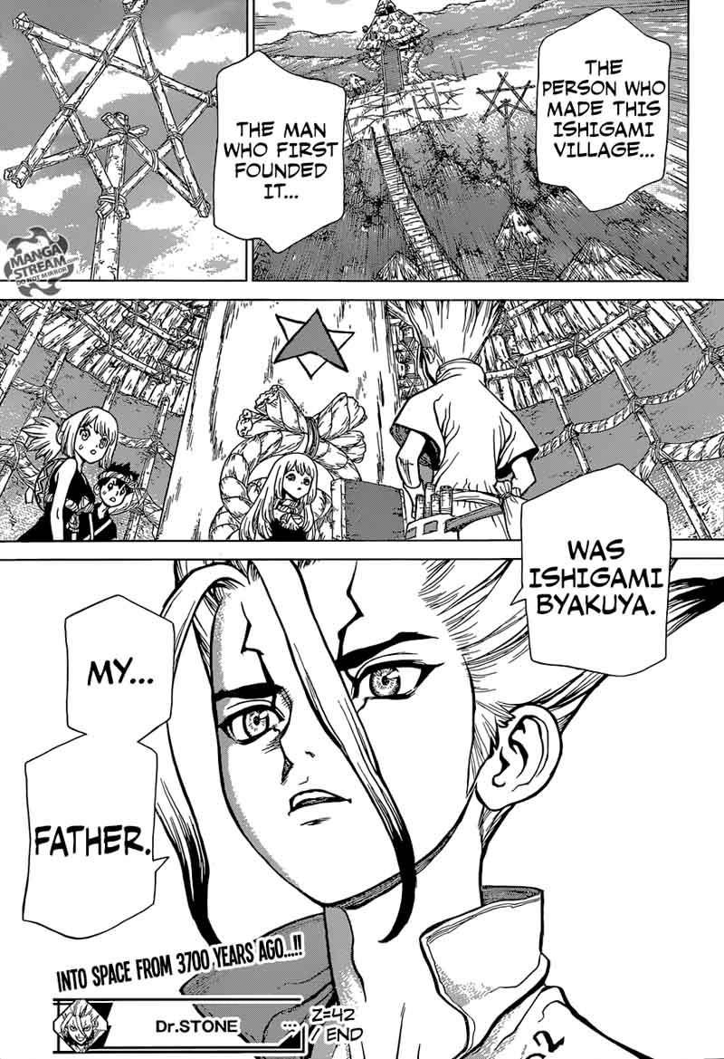 Dr. Stone Manga Chapter 42 page 18 - Tale for the Ages