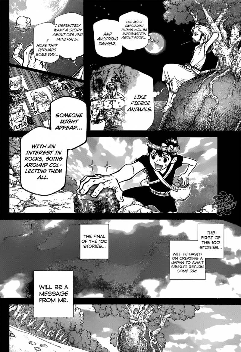Dr. Stone Manga Chapter 45 page 10 - Epilogue of Part 1 (End of Part 1)