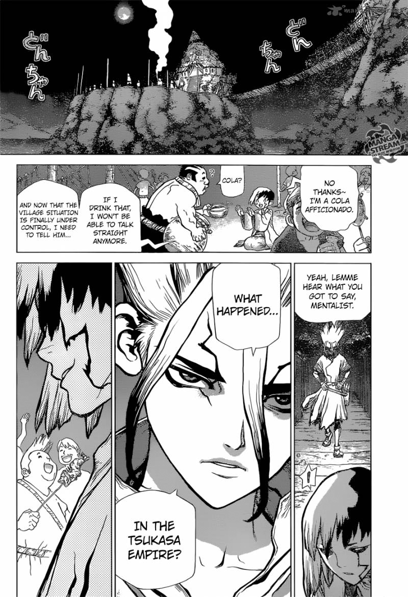 Dr. Stone Manga Chapter 45 page 16 - Epilogue of Part 1 (End of Part 1)