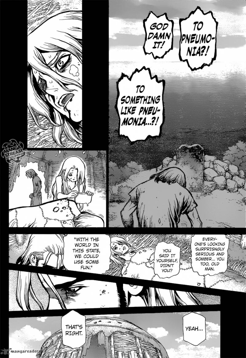 Dr. Stone Manga Chapter 45 page 6 - Epilogue of Part 1 (End of Part 1)