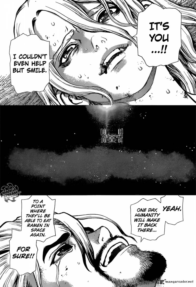 Dr. Stone Manga Chapter 45 page 8 - Epilogue of Part 1 (End of Part 1)