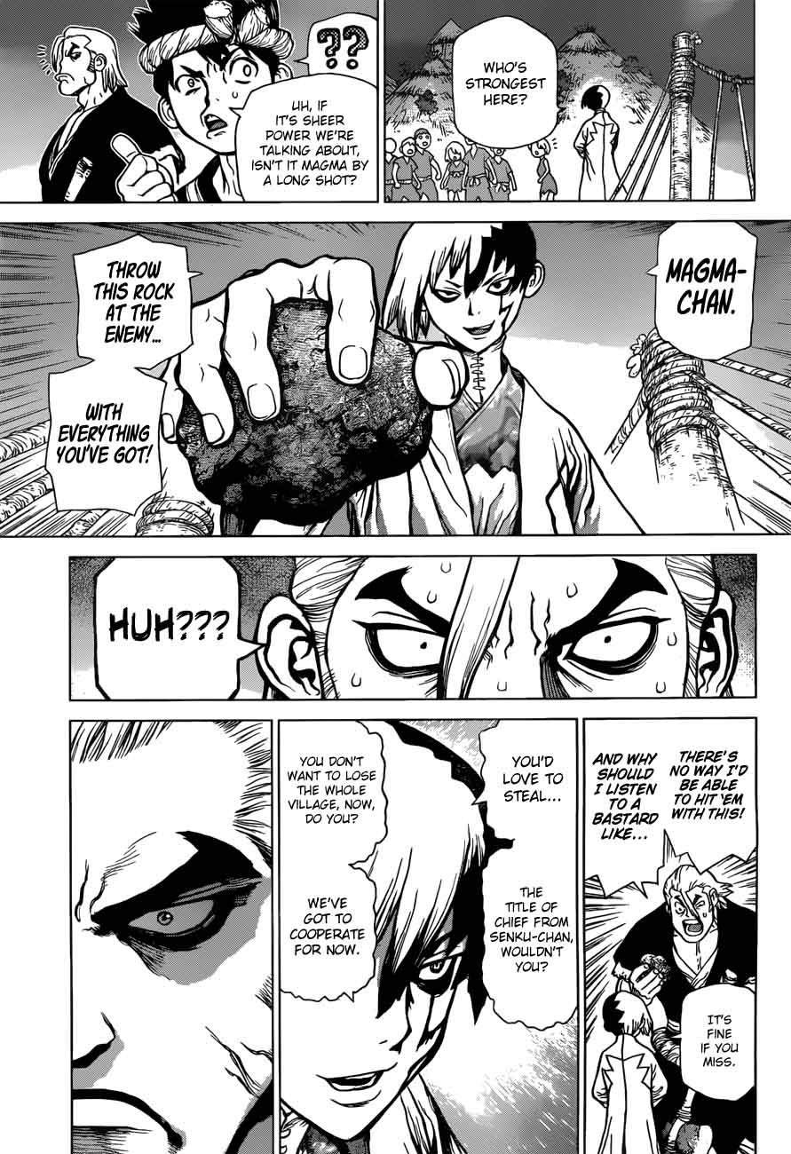 Dr. Stone Manga Chapter 46 page 14 - Stone Wars