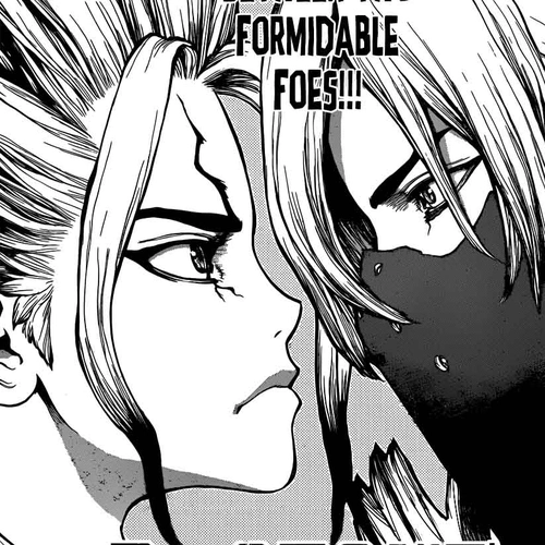 Dr. Stone Manga Chapter 47 (Science Vs. Power) cover