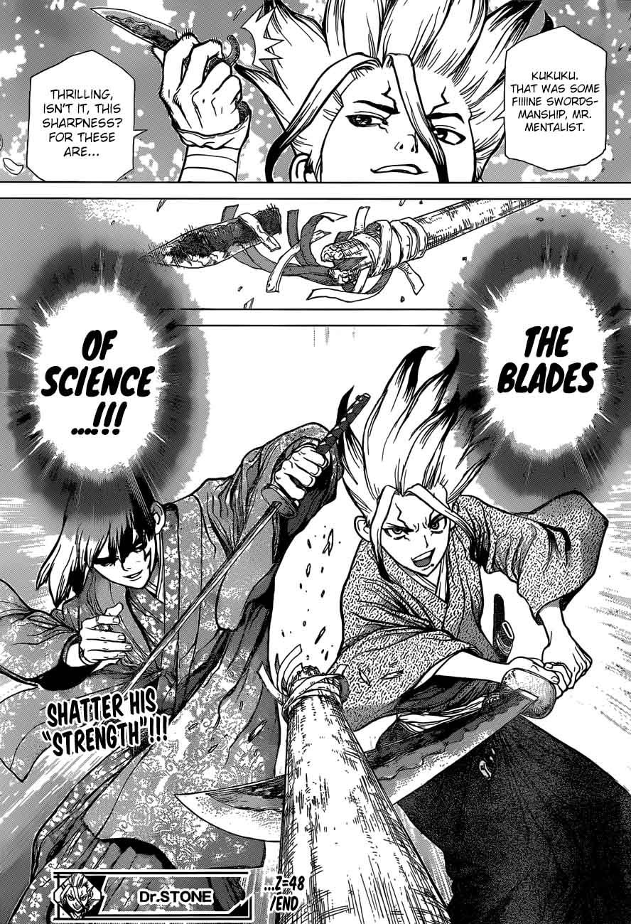 Dr. Stone Manga Chapter 48 page 19 - Blade of Science