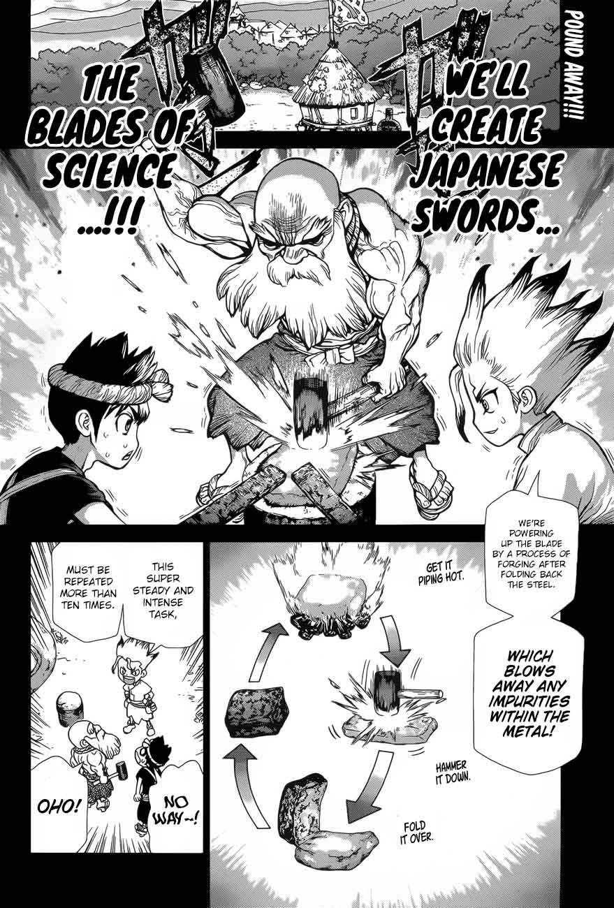 Dr. Stone Manga Chapter 48 page 2 - Blade of Science
