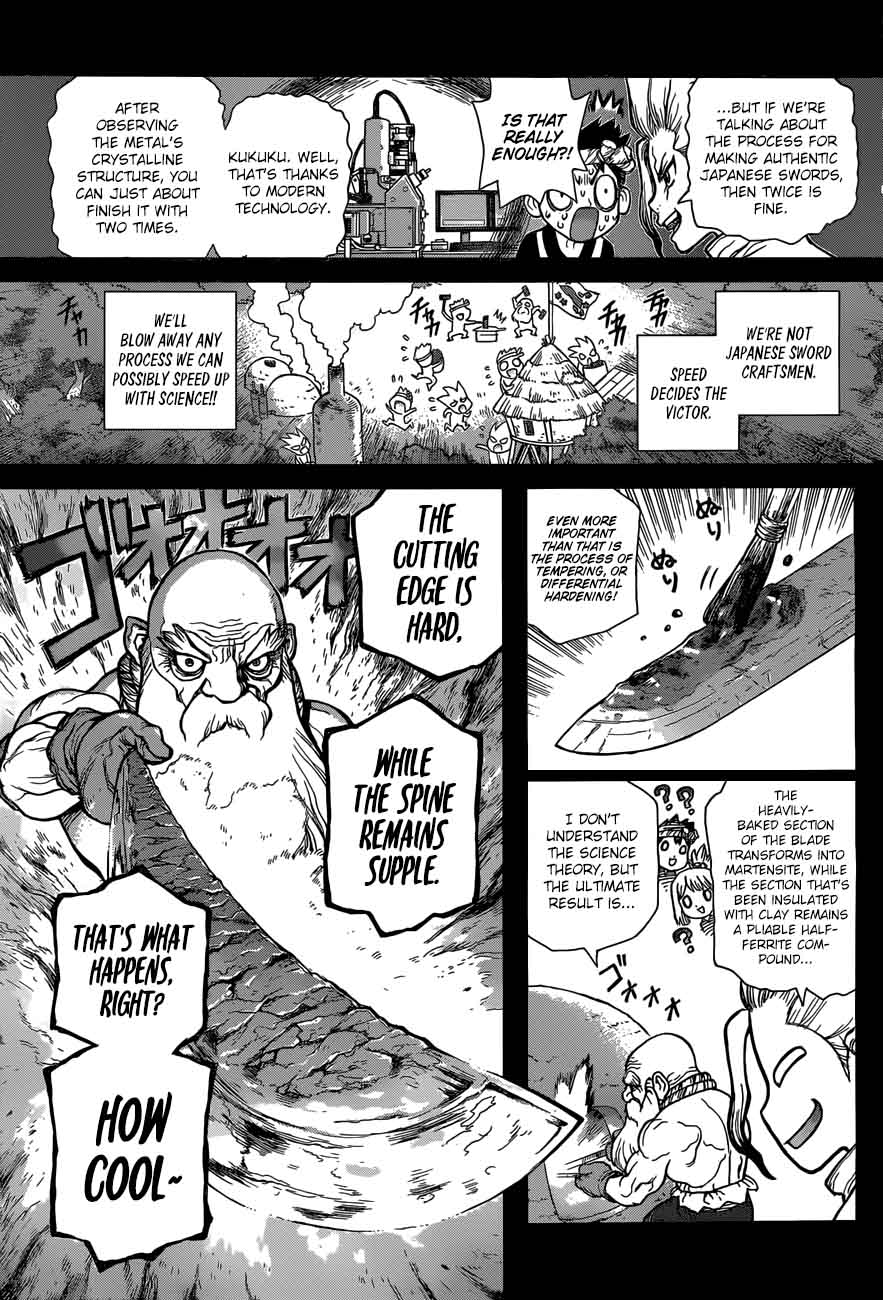 Dr. Stone Manga Chapter 48 page 3 - Blade of Science