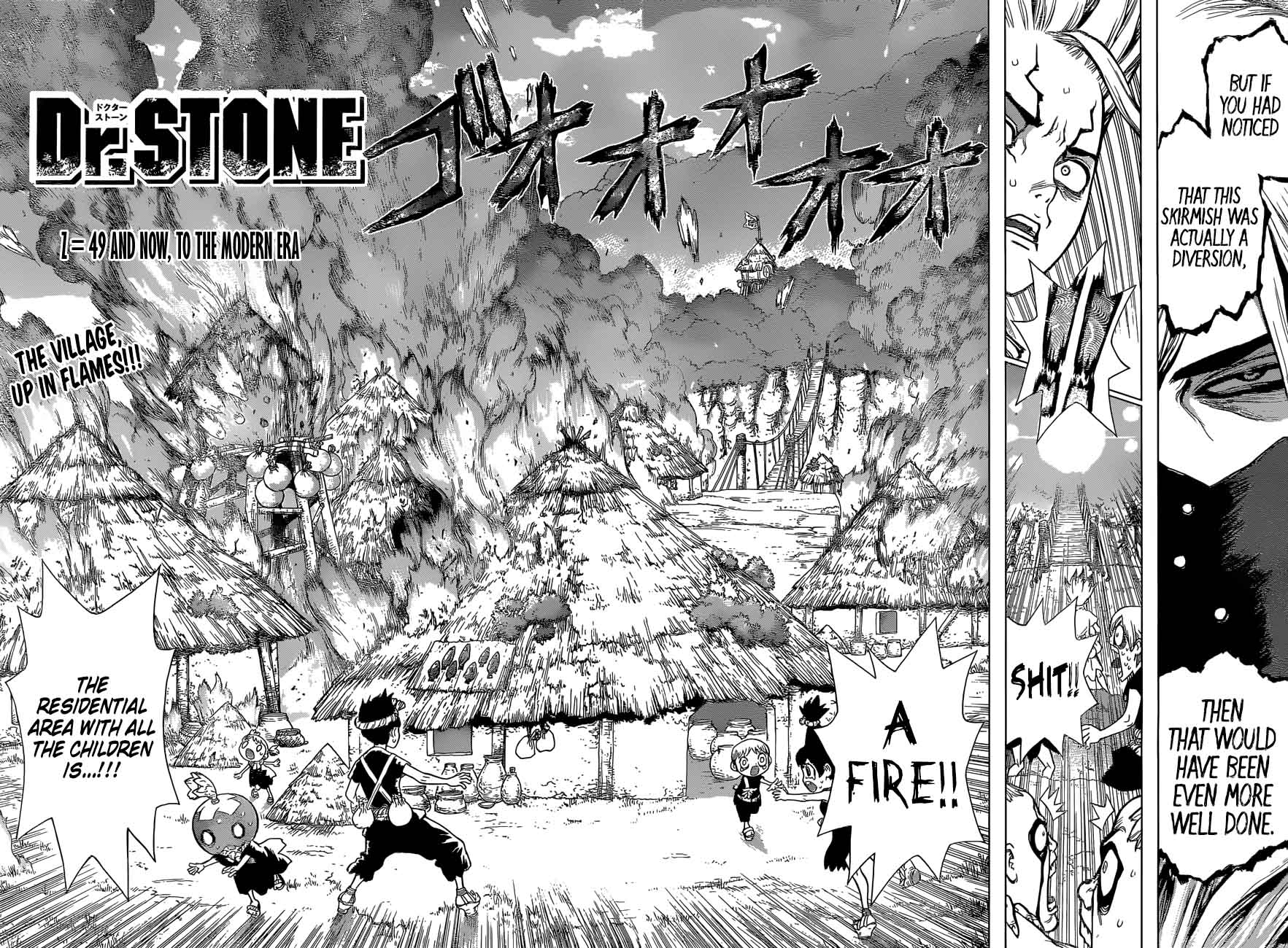 Dr. Stone Manga Chapter 49 page 2 - To the Present