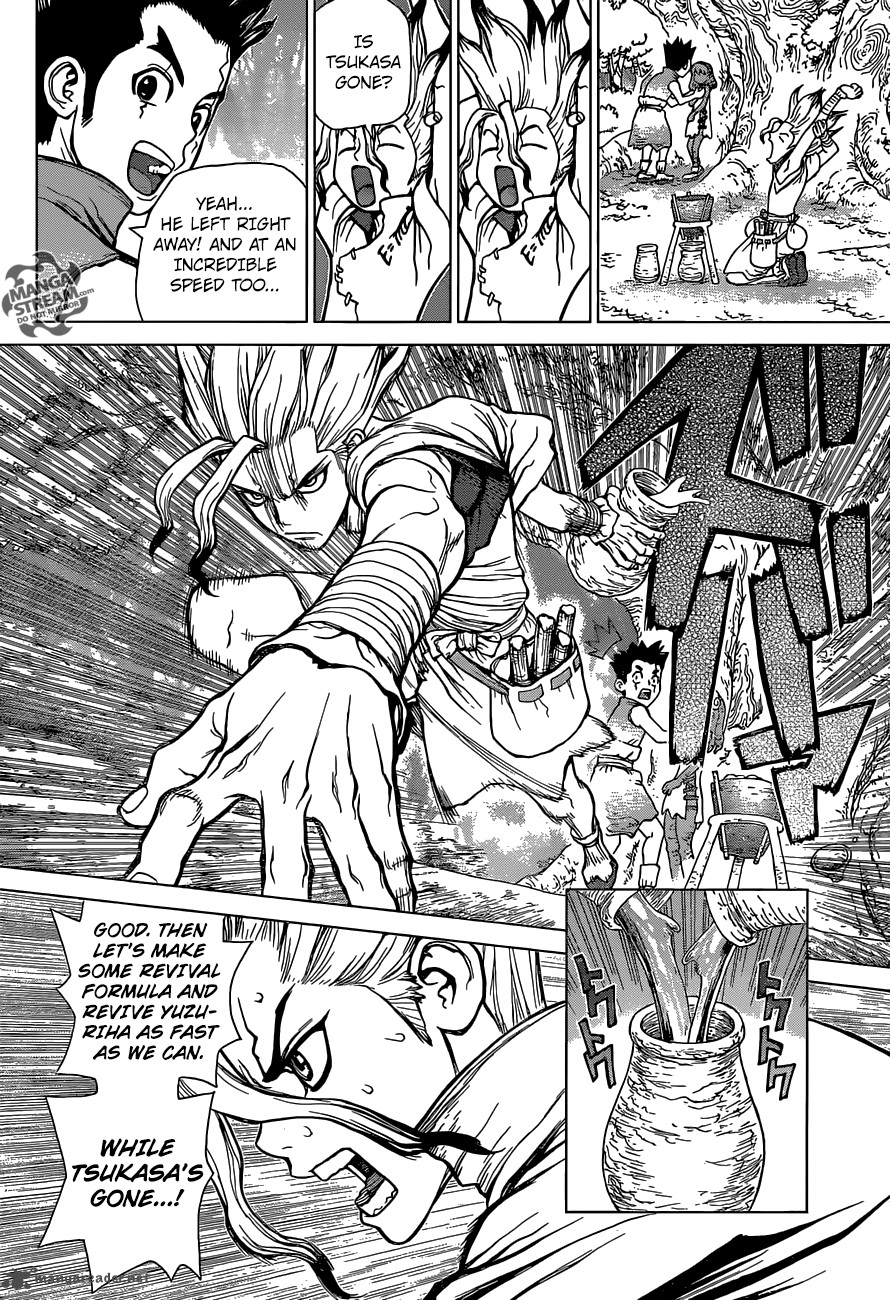 Dr. Stone Manga Chapter 5 page 6 - Yuzuriha
