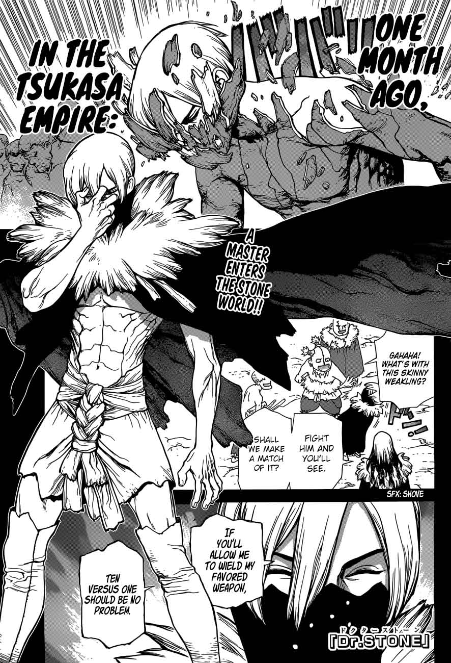 Dr. Stone Manga Chapter 50 page 1 - Humanity's Greatest Weapon