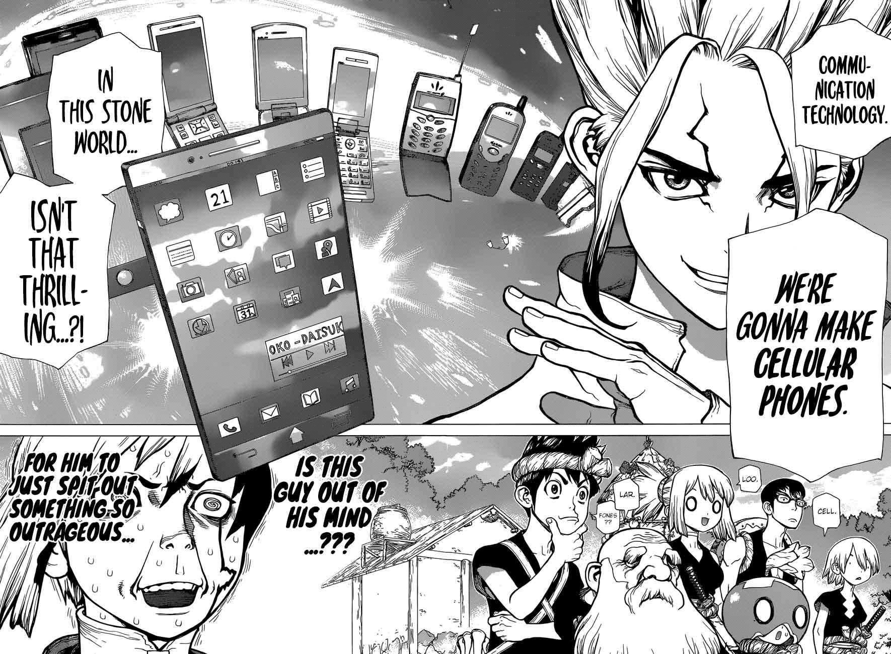 Dr. Stone Manga Chapter 50 page 11 - Humanity's Greatest Weapon