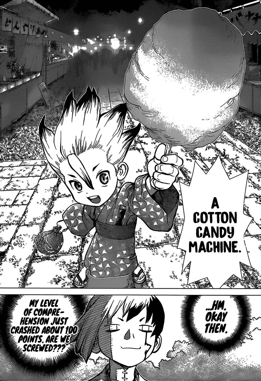 Dr. Stone Manga Chapter 51 page 4 - Sweets for the Stone World