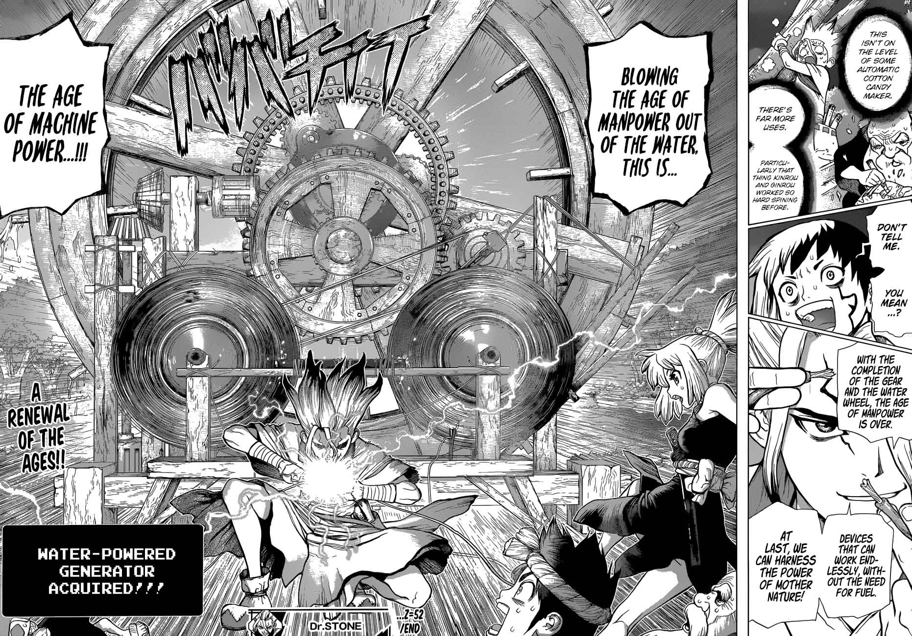 Dr. Stone Manga Chapter 52 page 18 - Age of Energy