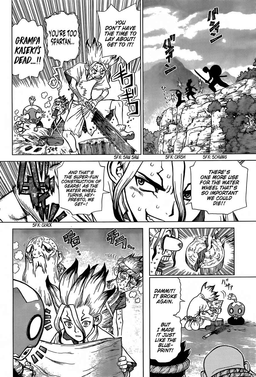 Dr. Stone Manga Chapter 53 page 6 - Hard Knocks Crafting Club
