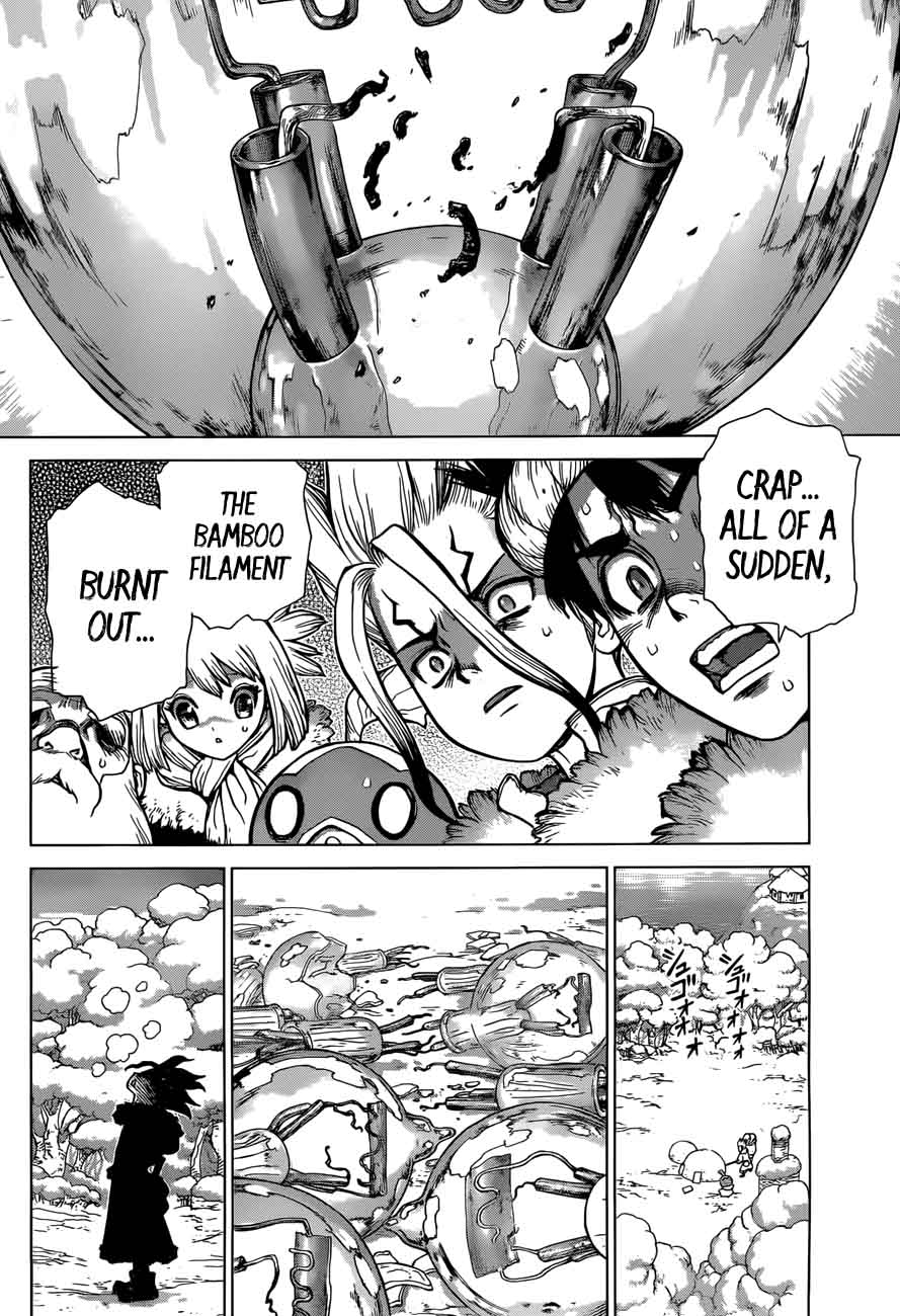 Dr. Stone Manga Chapter 54 page 10 - Flickering Blue Jewel