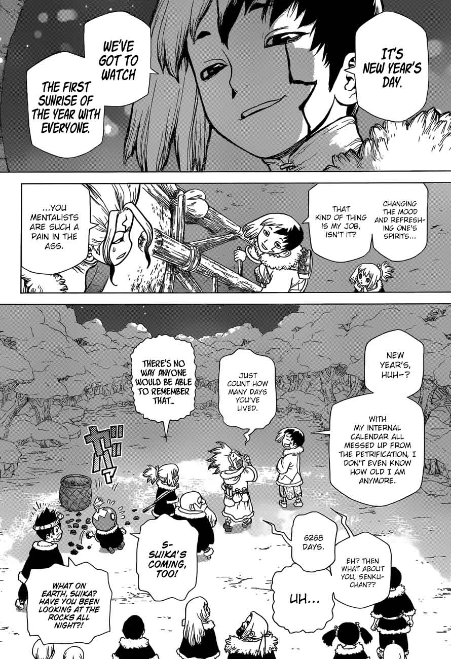 Dr. Stone Manga Chapter 54 page 14 - Flickering Blue Jewel