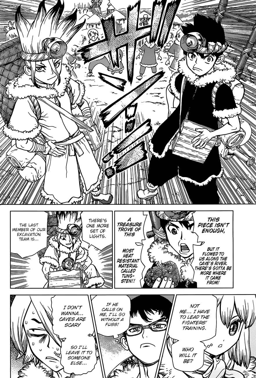 Dr. Stone Manga Chapter 54 page 19 - Flickering Blue Jewel