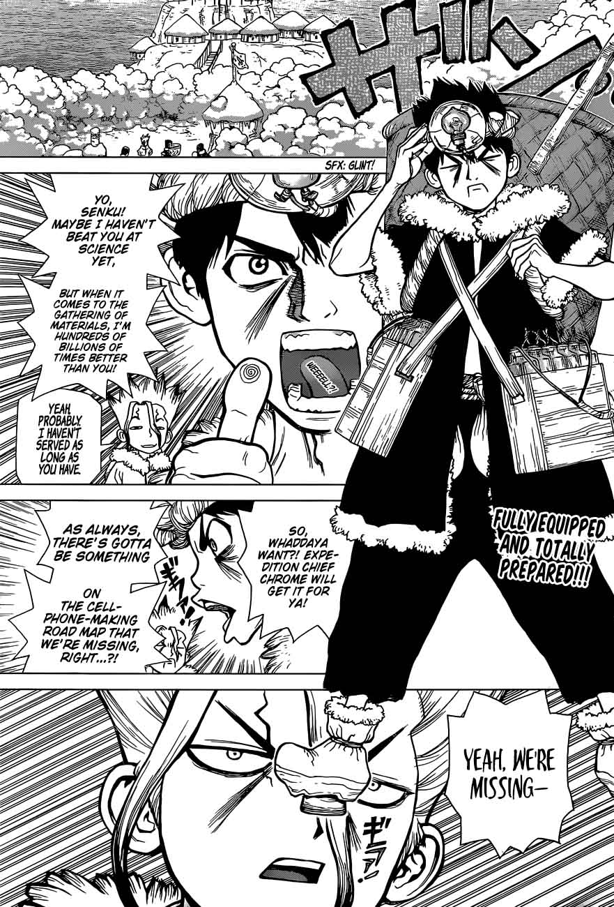 Dr. Stone Manga Chapter 54 page 3 - Flickering Blue Jewel