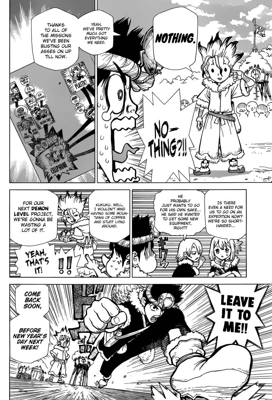 Dr. Stone Manga Chapter 54 page 4 - Flickering Blue Jewel