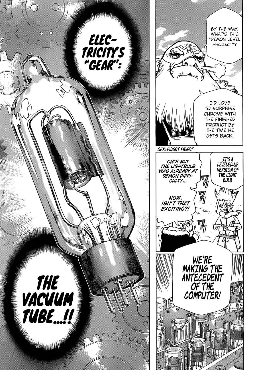 Dr. Stone Manga Chapter 54 page 5 - Flickering Blue Jewel