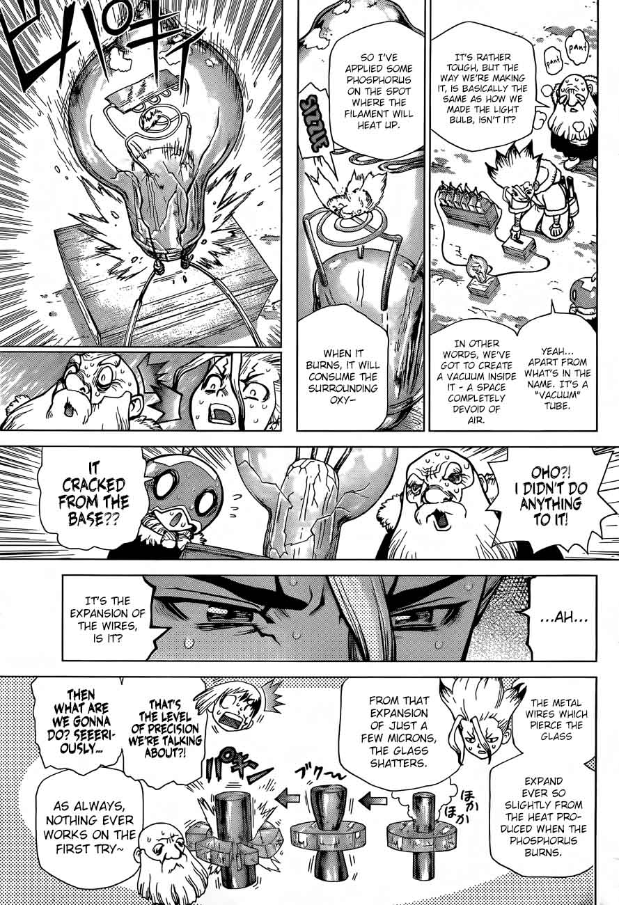 Dr. Stone Manga Chapter 54 page 7 - Flickering Blue Jewel