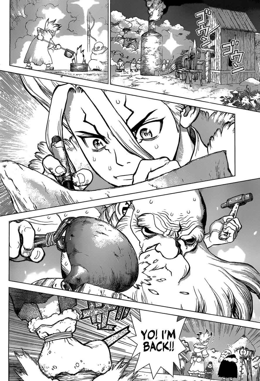 Dr. Stone Manga Chapter 54 page 8 - Flickering Blue Jewel