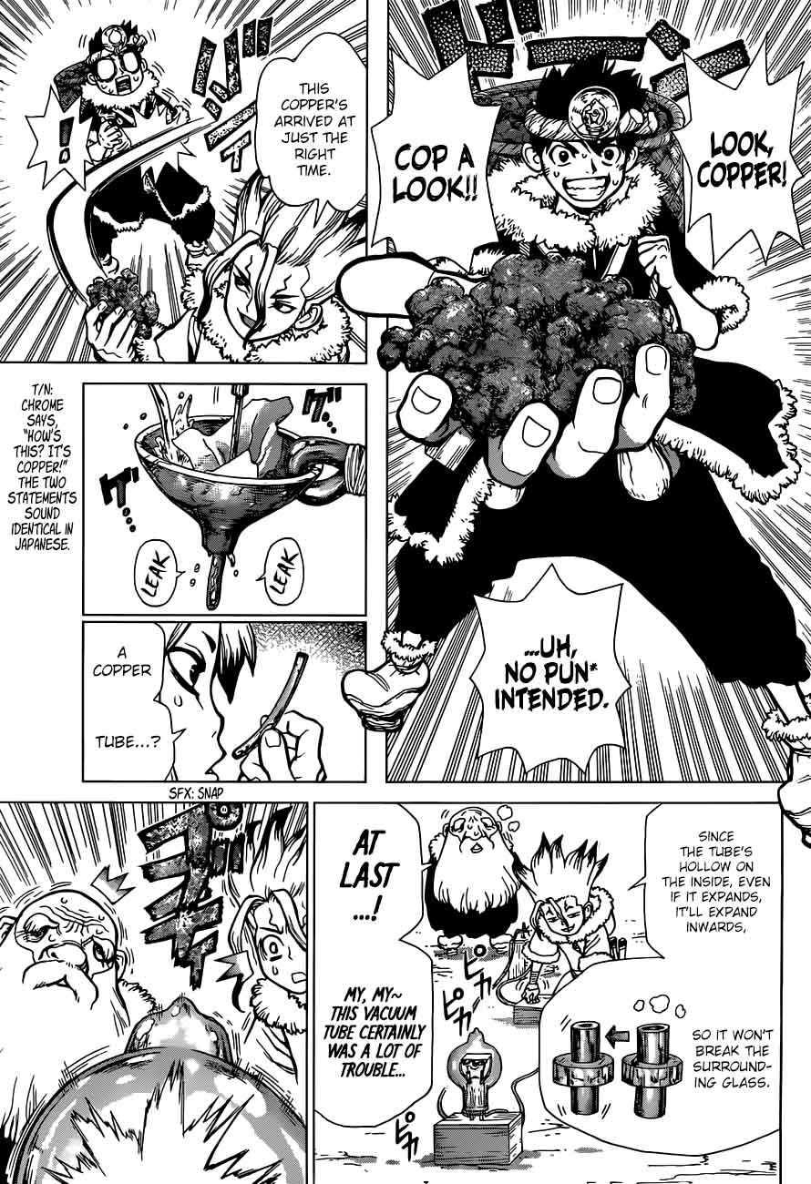 Dr. Stone Manga Chapter 54 page 9 - Flickering Blue Jewel