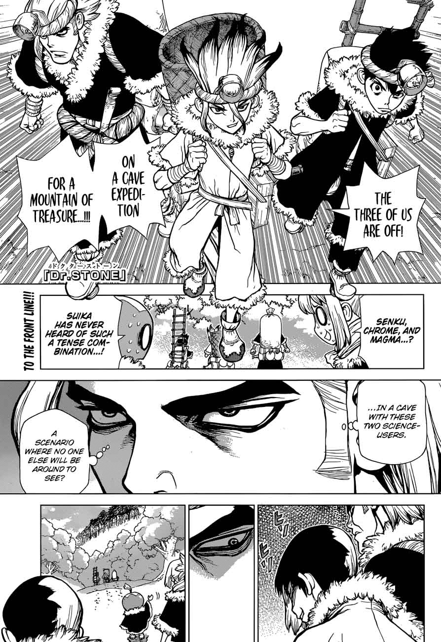 Dr. Stone Manga Chapter 55 page 1 - Treasure Dungeon