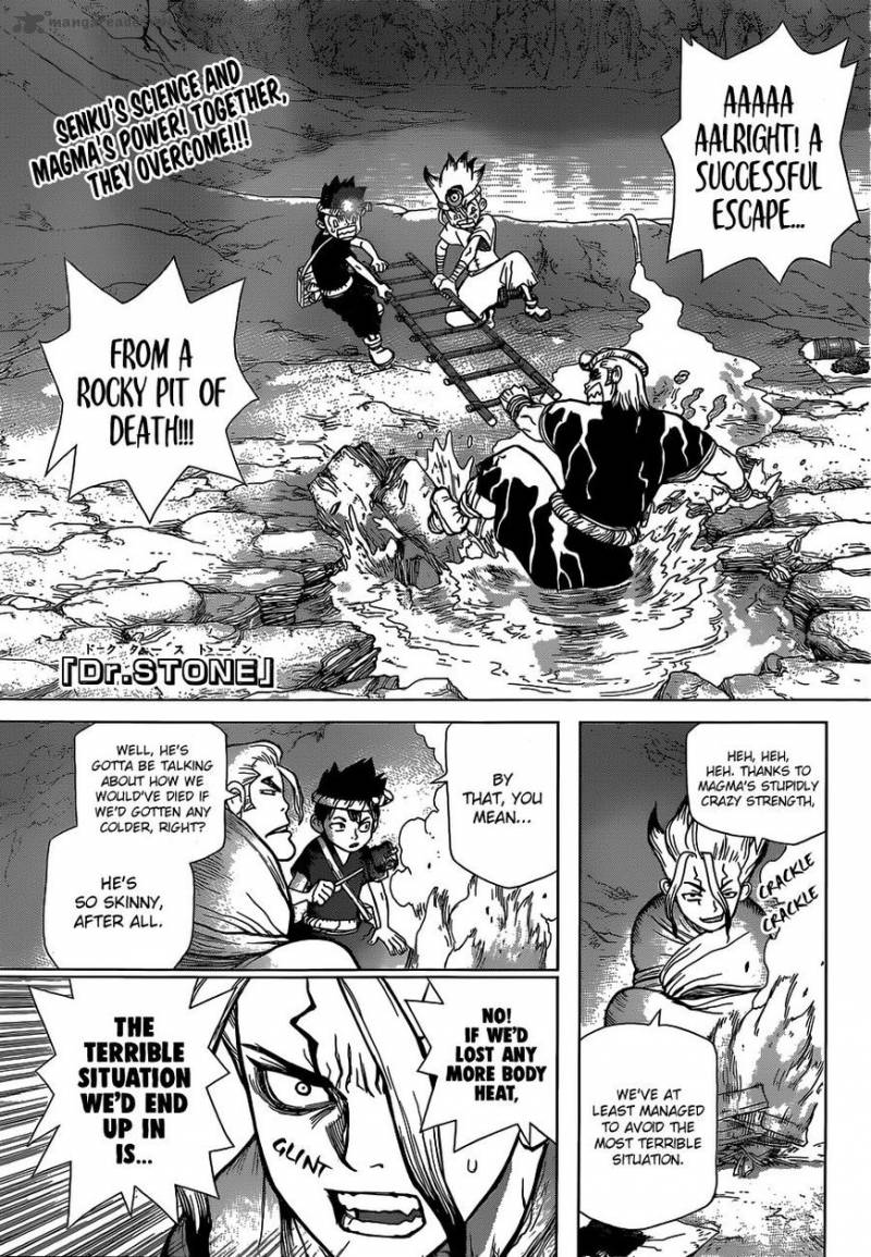 Dr. Stone Manga Chapter 56 page 1 - The Treasure