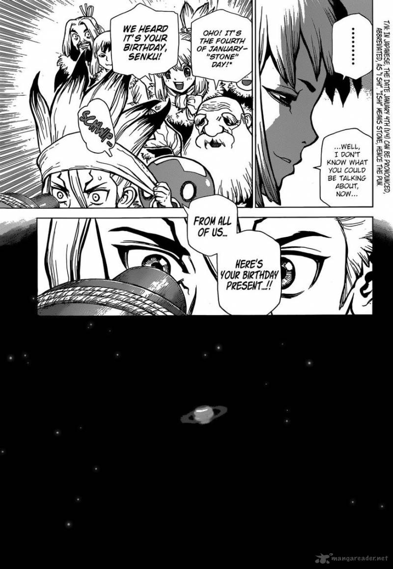 Dr. Stone Manga Chapter 56 page 13 - The Treasure