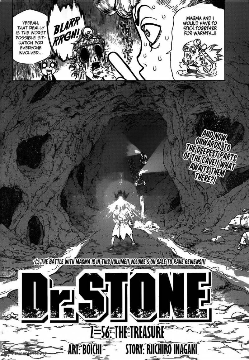 Dr. Stone Manga Chapter 56 page 2 - The Treasure